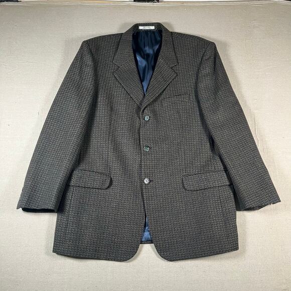 Mondo Uomo Blazer Sport Coat Mens 42R Vtg Wool Alpaca Blend Academia - Picture 2 of 11